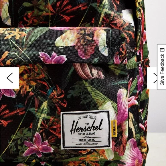 Hoffman by Herschel Floral Backpack - Picture 4 of 11